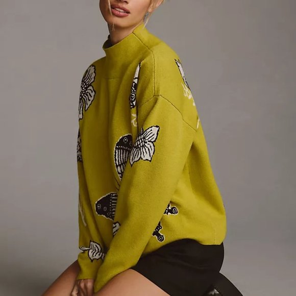 RARE NWT Florence Balducci for Anthropologie Carys Sweater, Size XXS - Picture 3 of 5